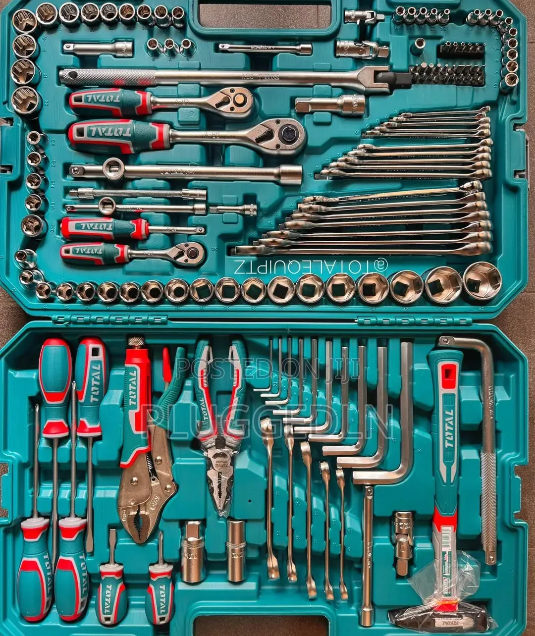 Total 142 Pcs Combination Tools Set