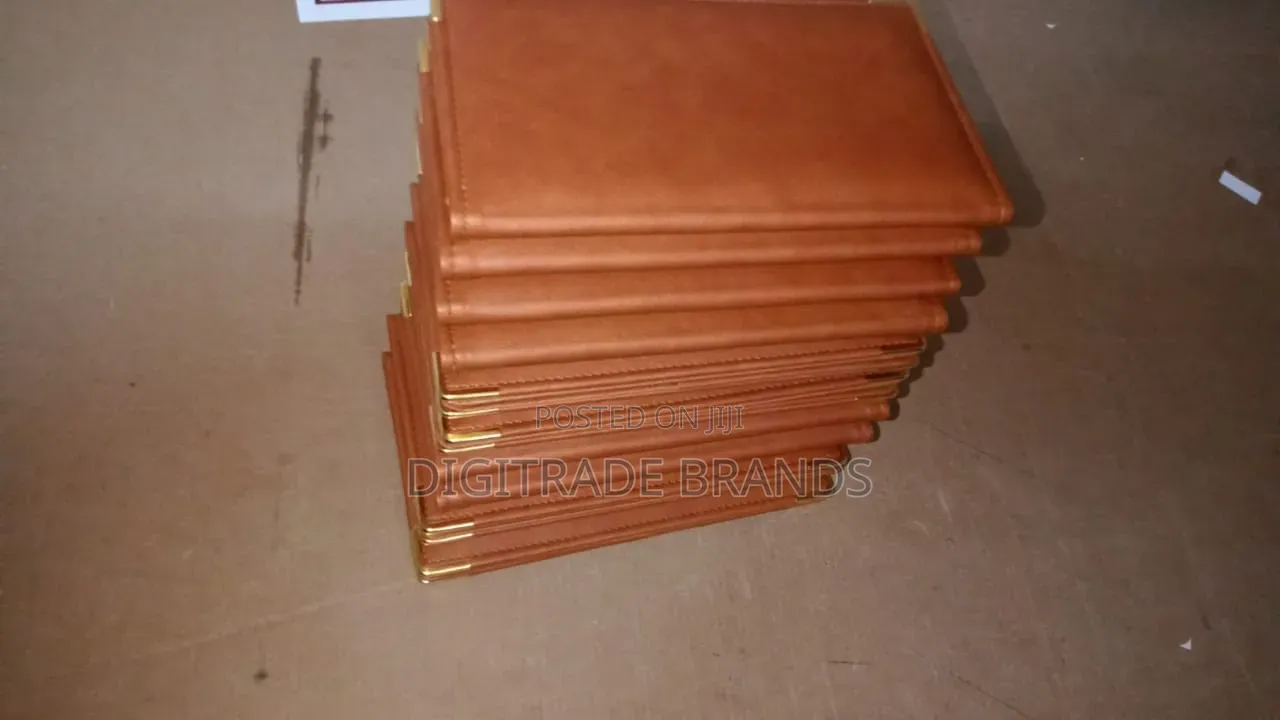 Executive Leather Menus and Bill Wallets