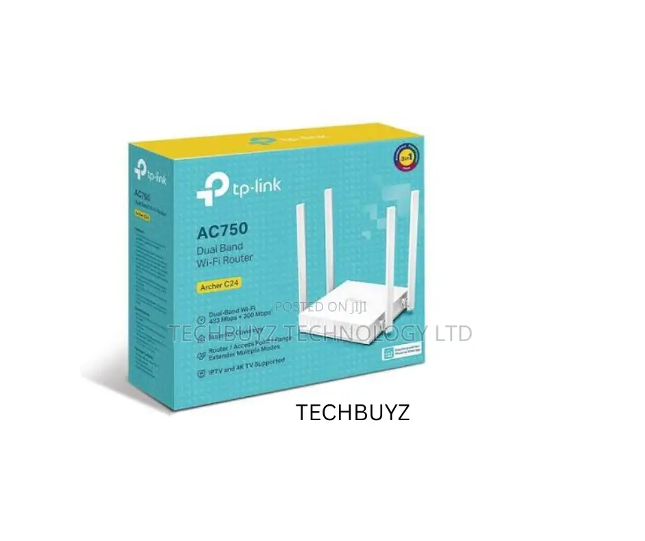 Tp-Link Ac750 Dual Band Wi-Fi Router-Archer C24