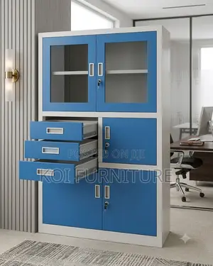 Office Cabinet; Blue Fies Storage Office Cabinet With in Safe