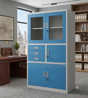 Office Cabinet; Blue Fies Storage Office Cabinet With in Safe