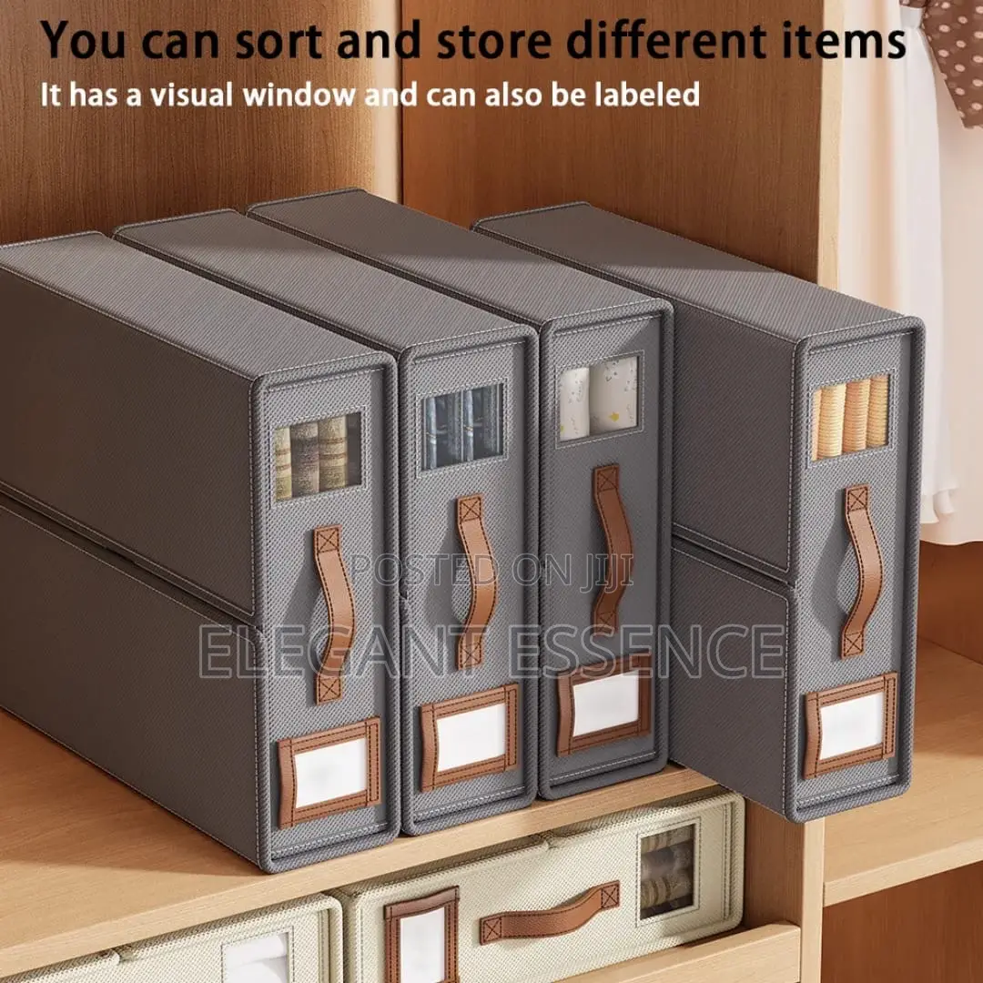*Stackable Fabric Closet Storage Organizer Box*
