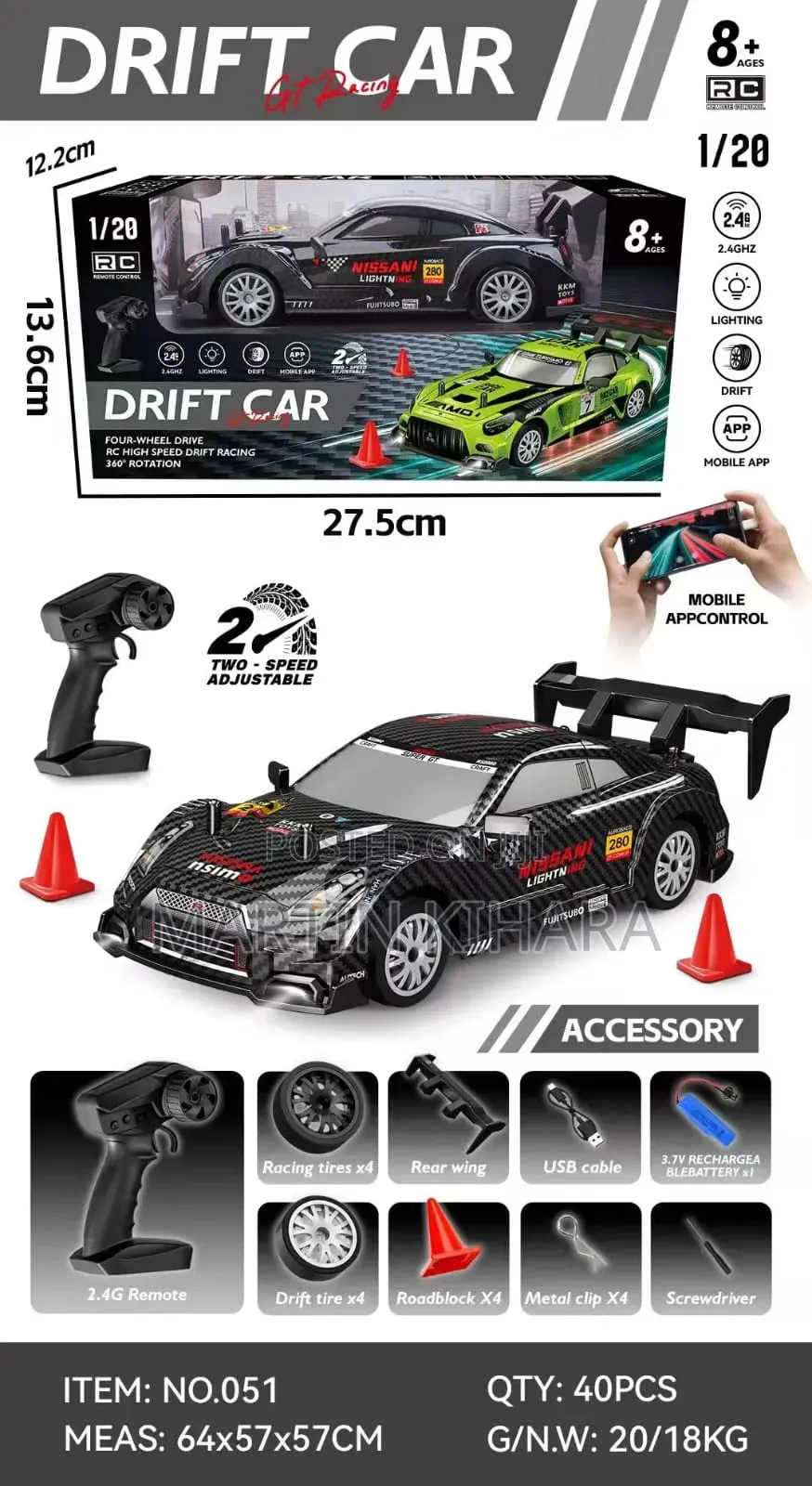 Drift High Speed Remote Controlled Car(App Controlled)