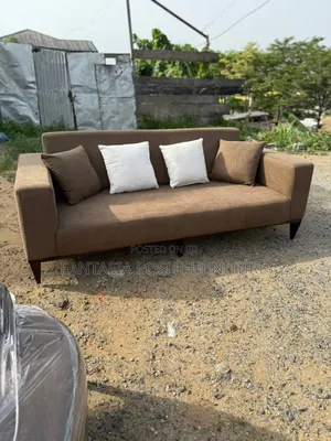 Brown 3 Seater Sofa+ Free Delivery