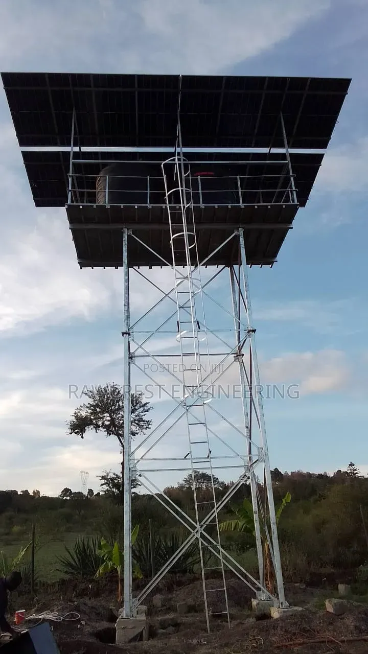 Borehole Equipping and Water Tank Structure Fabrication
