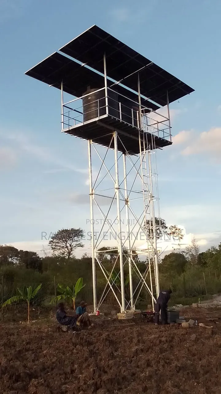Borehole Equipping and Water Tank Structure Fabrication