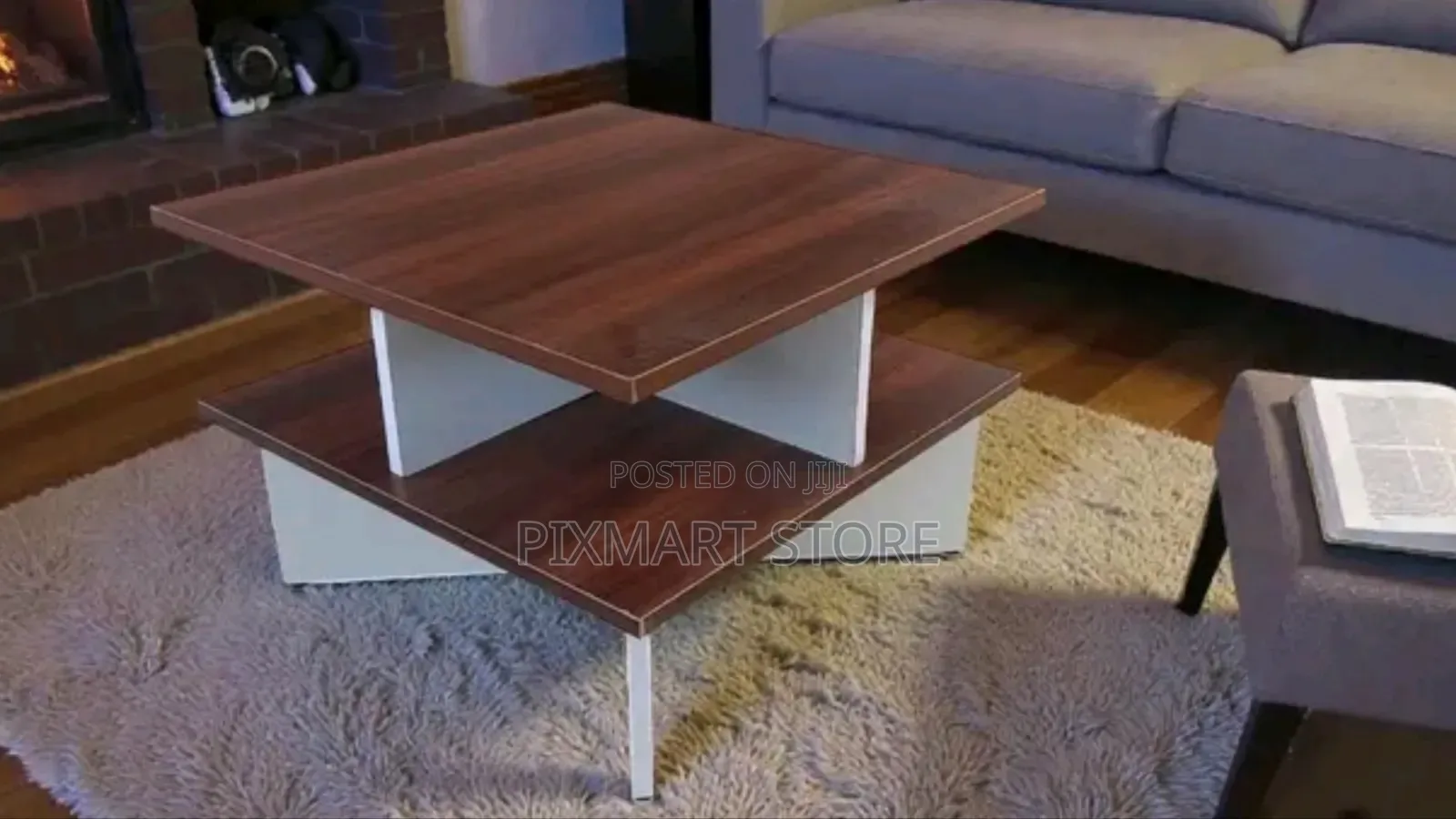 Modern Hamilton Coffee Table – Dark Walnut Design