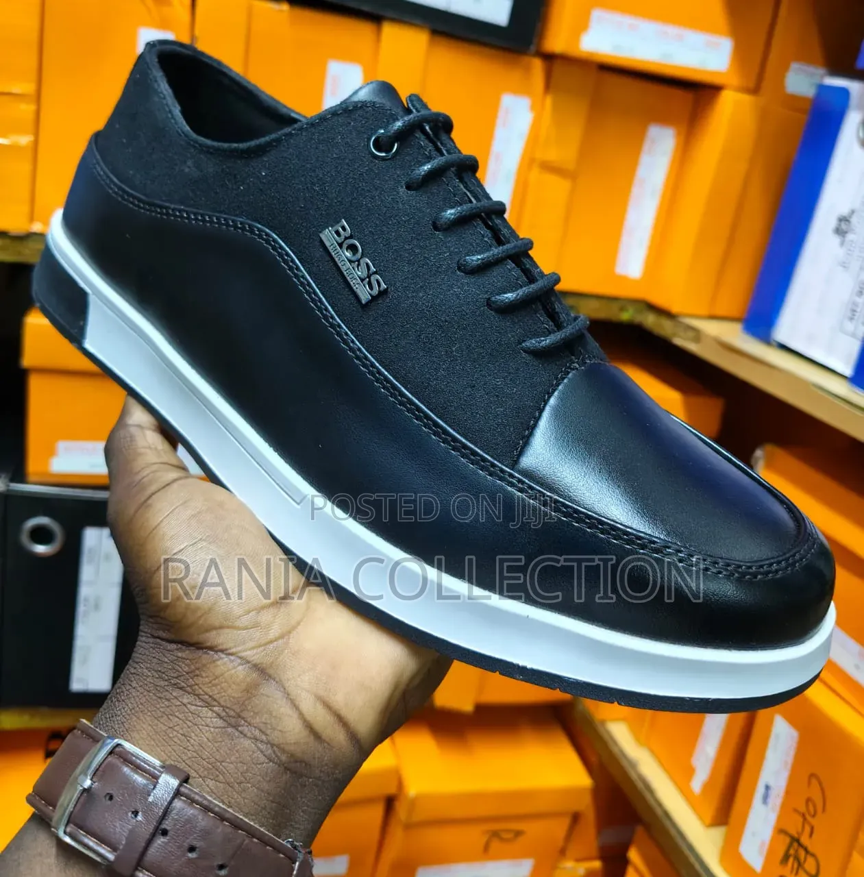 Good Quality Boss Leather Casual