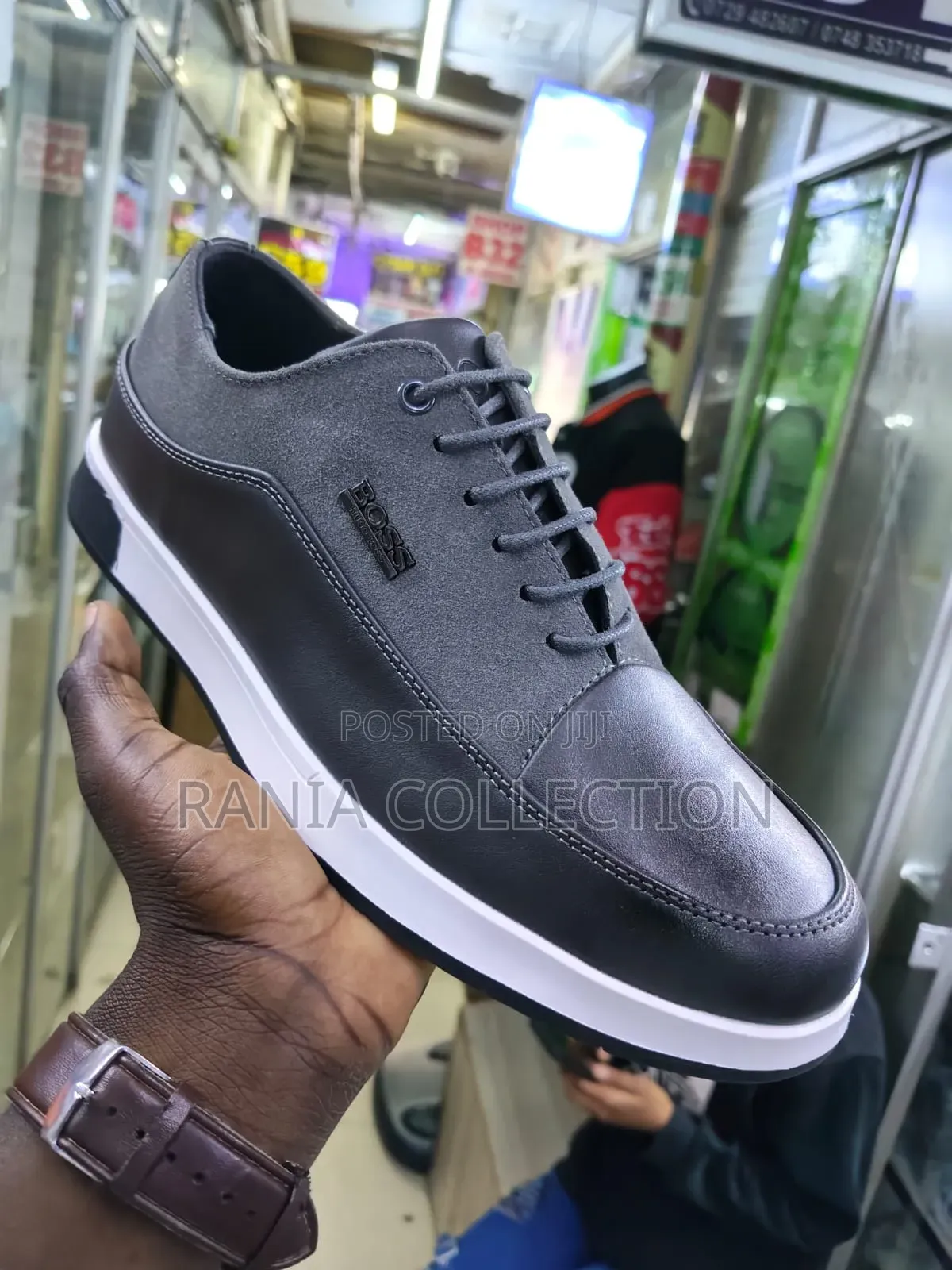 Good Quality Boss Leather Casual