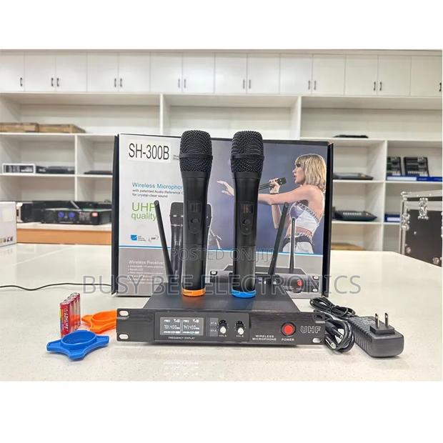 Sh-300 High Quality Mini Microphone Wireless 2 Channel