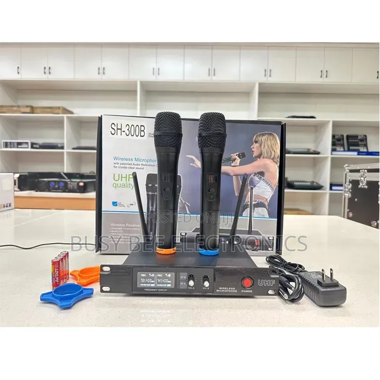 Sh-300 High Quality Mini Microphone Wireless 2 Channel