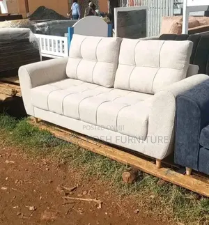 Cream 3-Seater Sofa + Free Delivery Included