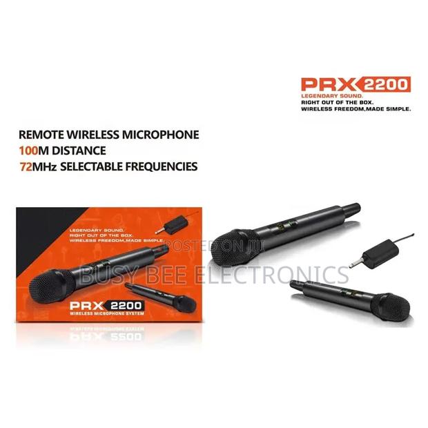 Prx2200 High Quality 2ch Universal Uhf Wireless Microphone - thumbnail 3