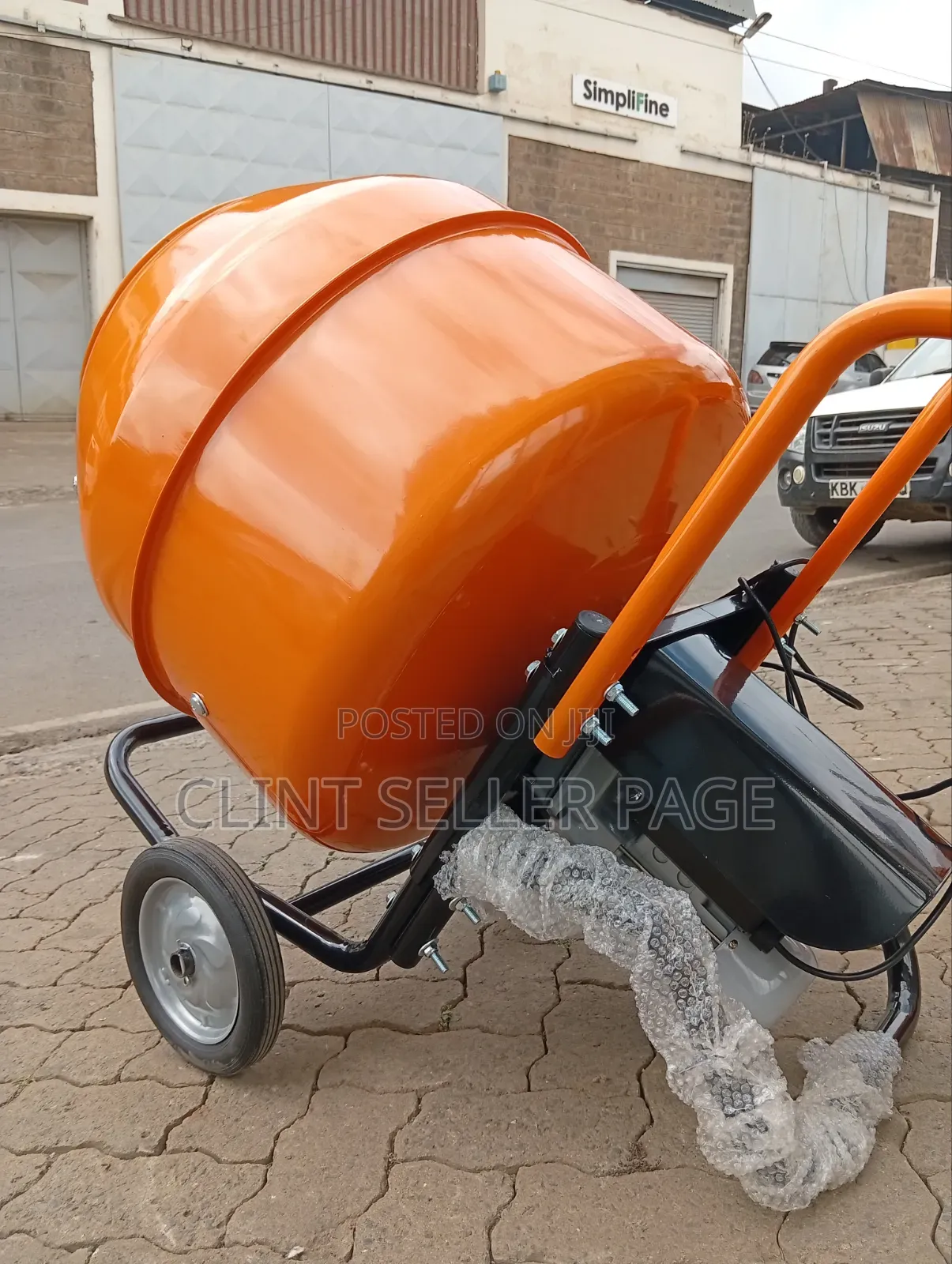 Compact Electric Concrete Mixer