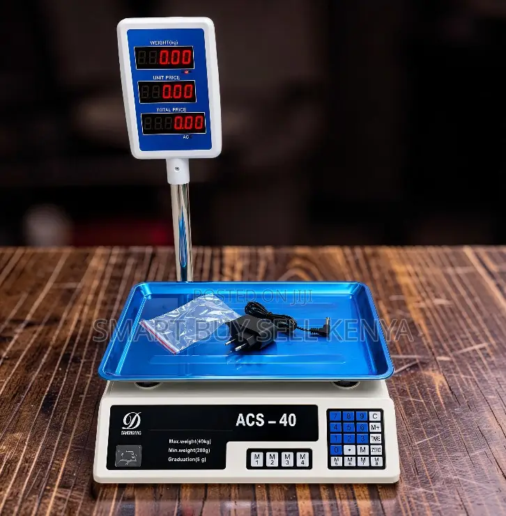 Market Ready Acs 40 Upto 40kgs Computerized Electronic Weight Scale