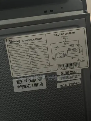 Ramtons Rf/173 128l Double Door Fridge