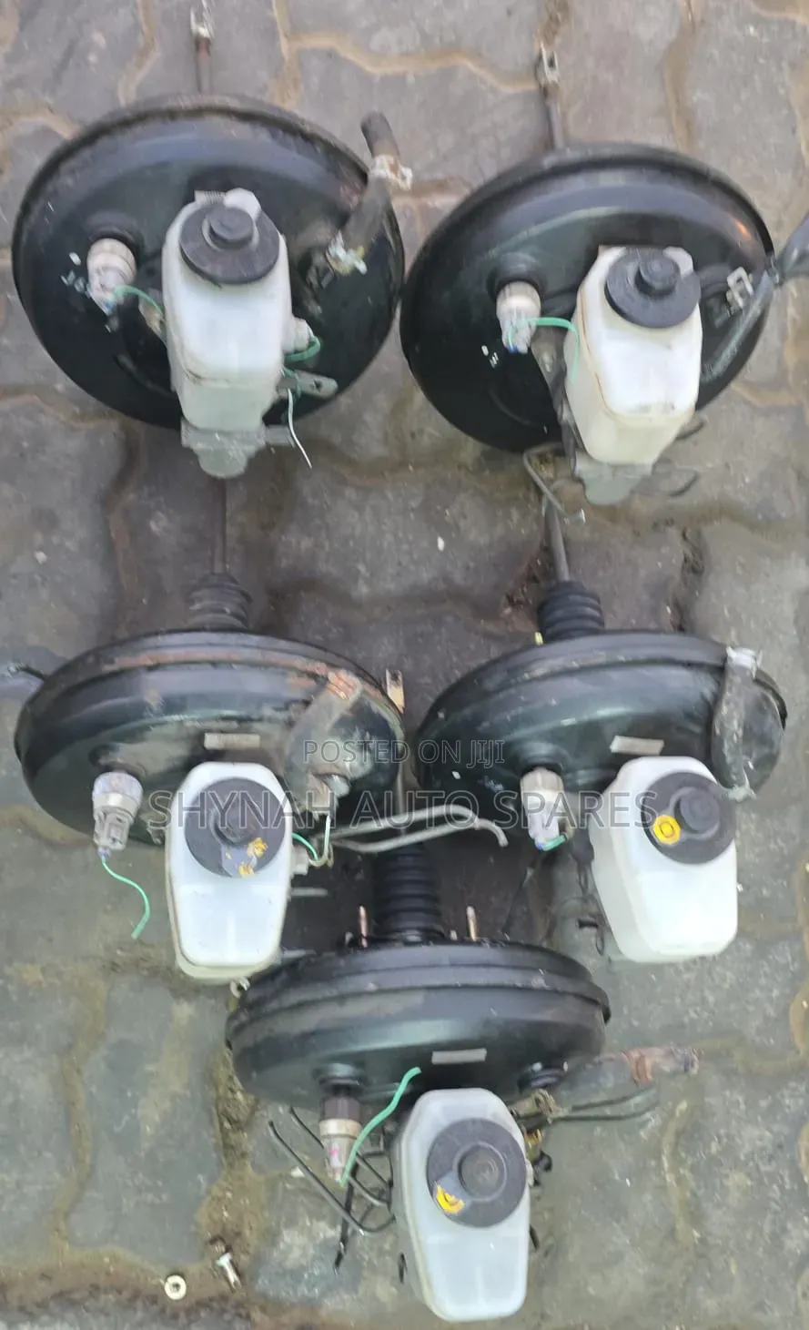 J120 Prado Brake Booster and Brake Master Cylinder Complete