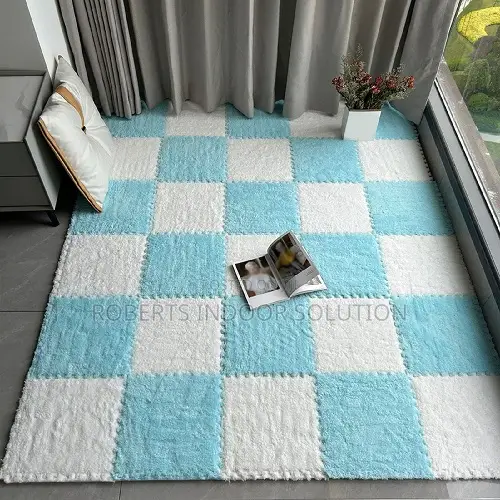 Plush Foam Square Floor Mats