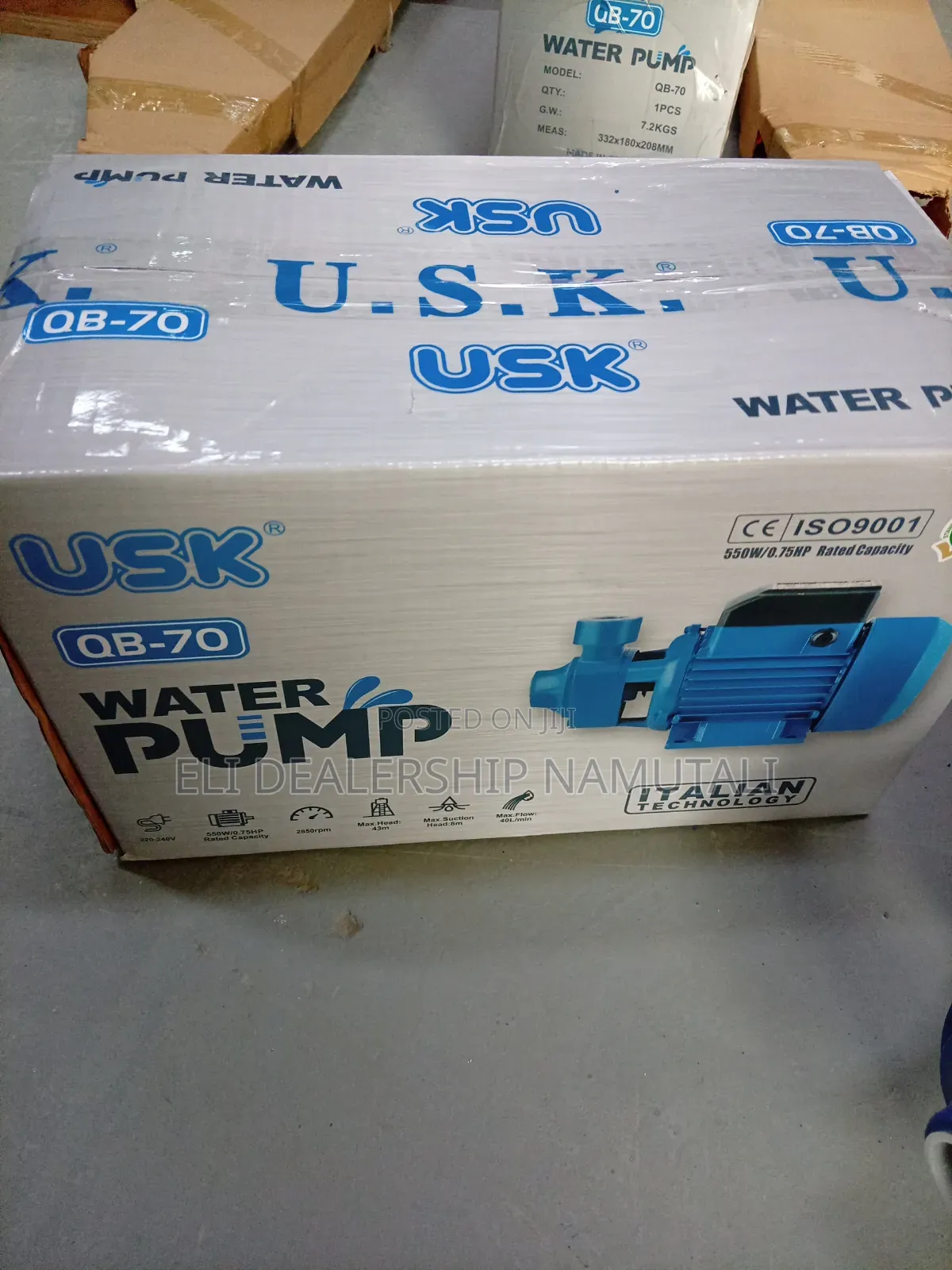 Buy Usk Qb-70 Water Pump – 43m Head, 40l/Min Flow