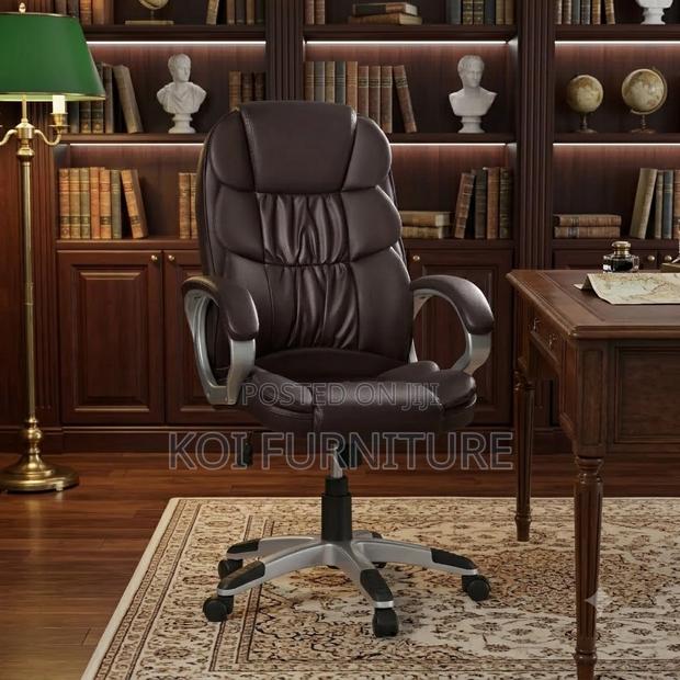 Office Chairs; Leather Senior Executive Office Seat