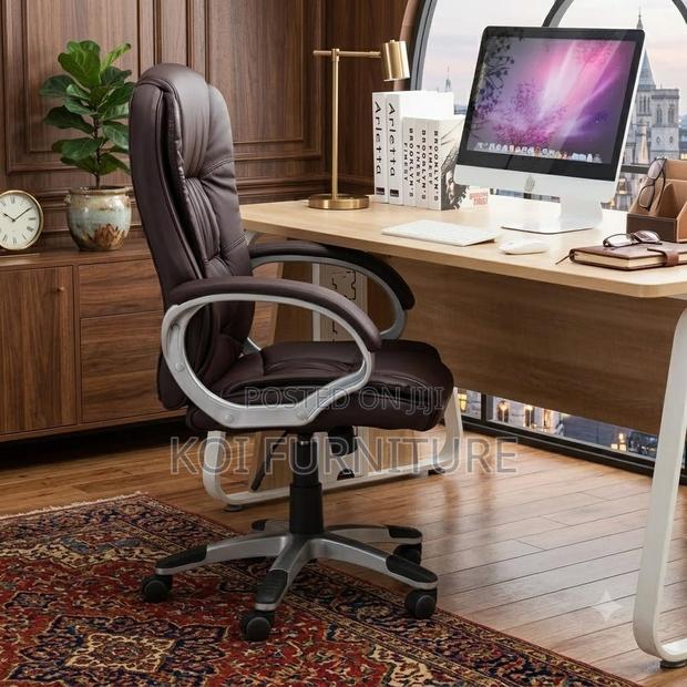 Office Chairs; Leather Senior Executive Office Seat - thumbnail 3