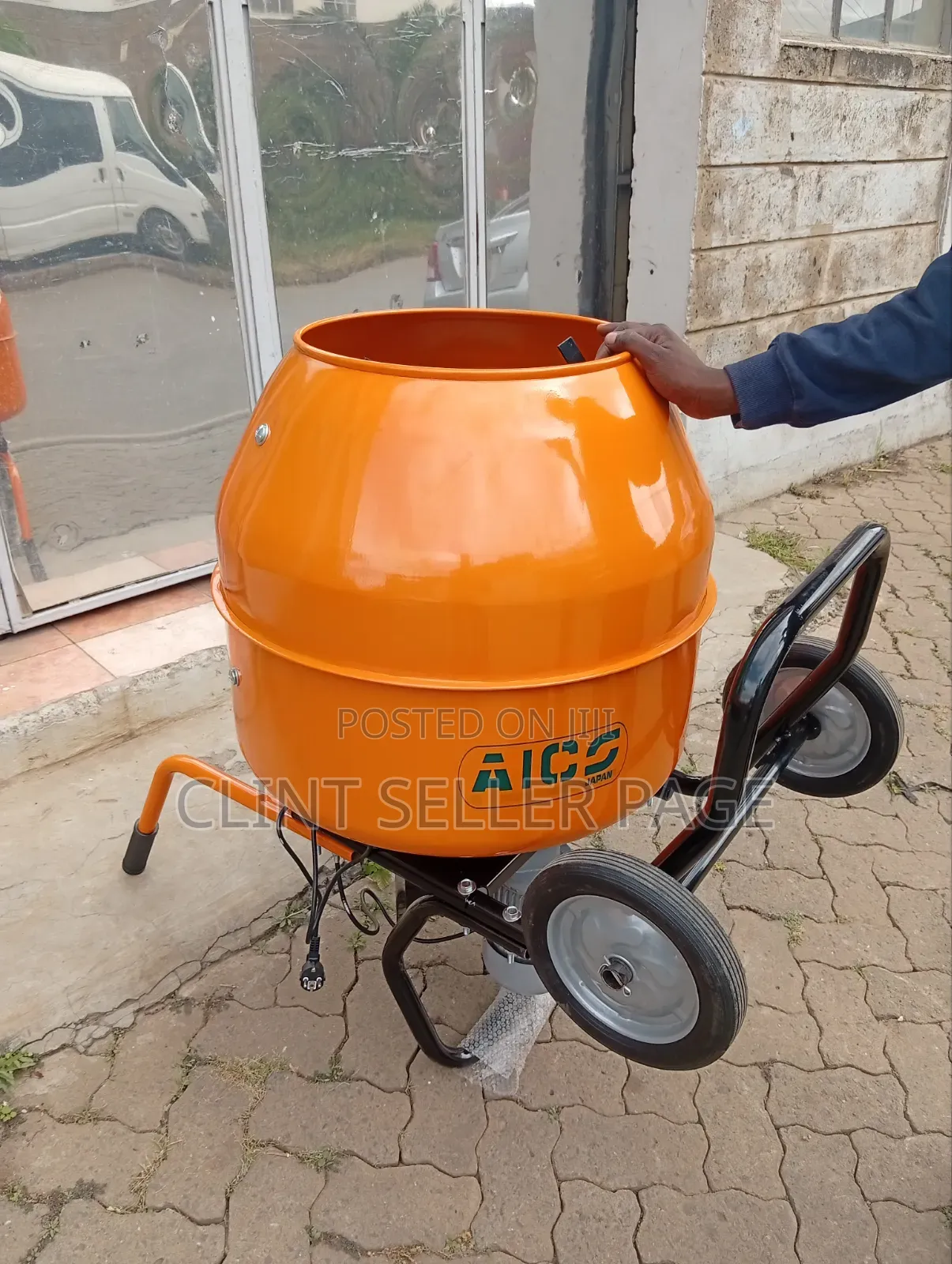 Wheelbarrow- Like Electric Concrete Mixer