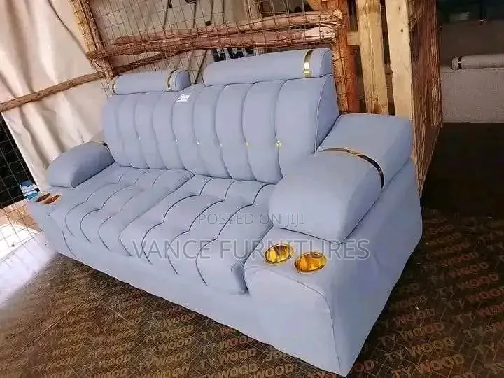 Silver Grey 3 Seater Sofa