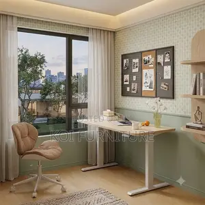 Office Desk; 120mm Electric Adjustable Functional Home Office Desk