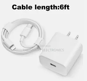 Original Usb-C Fast Charger for iPhone Type C Cable