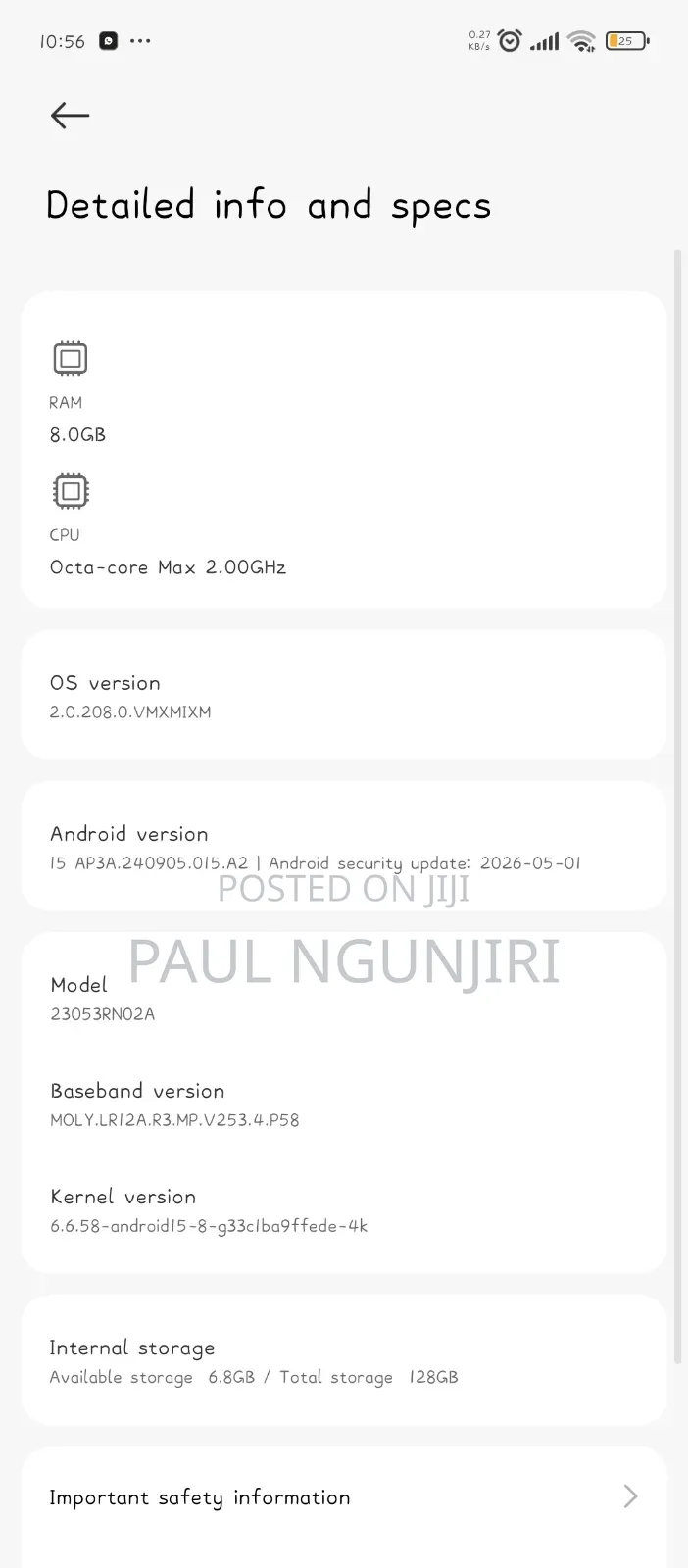 Xiaomi Redmi 12 128 GB Black
