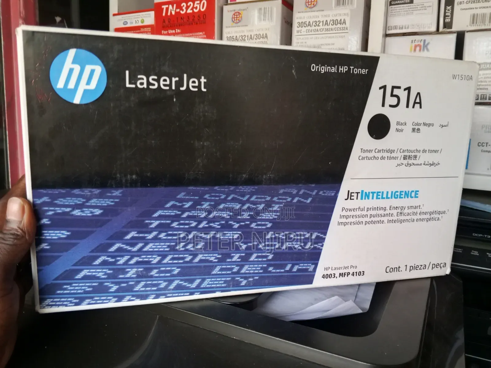 The Hp 151a (W1510a) Black Laser Toner Delivers Crisp Text