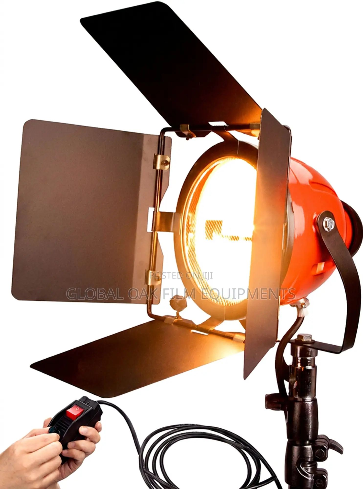 Professional 800w Redhead Tungsten Film Light With Dimmer Barn Doors