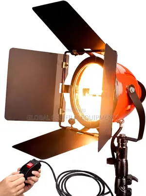 Professional 800w Redhead Tungsten Film Light With Dimmer Barn Doors