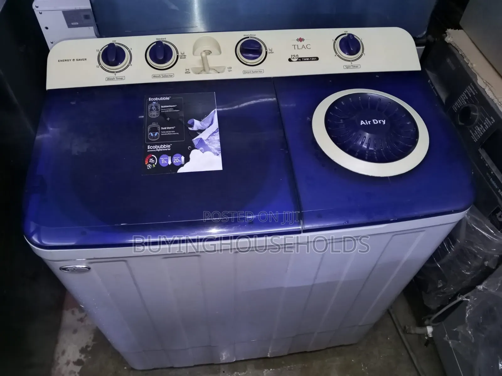 Tlac 12kg Twin Tub Washing Machine
