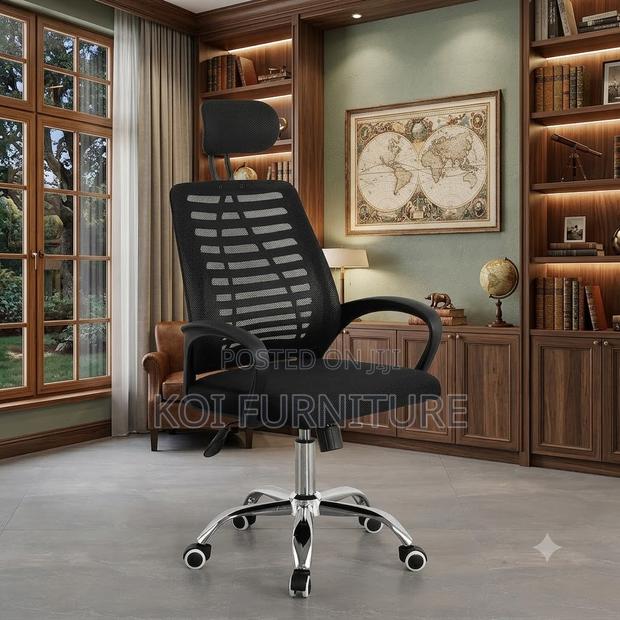 Office Chairs; High Backrest Reclining Ergonomic Office Seat - thumbnail 5