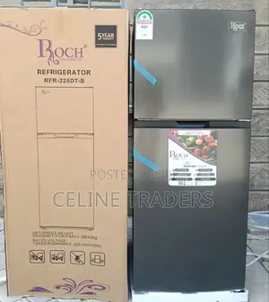 Roch RFR-225-Dt-B Double Door No Frost Refrigerator