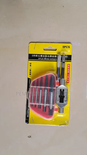 5-Piece Spiral Screw Extractor Set