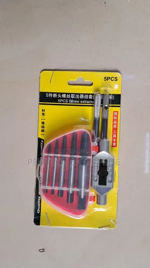 5-Piece Spiral Screw Extractor Set