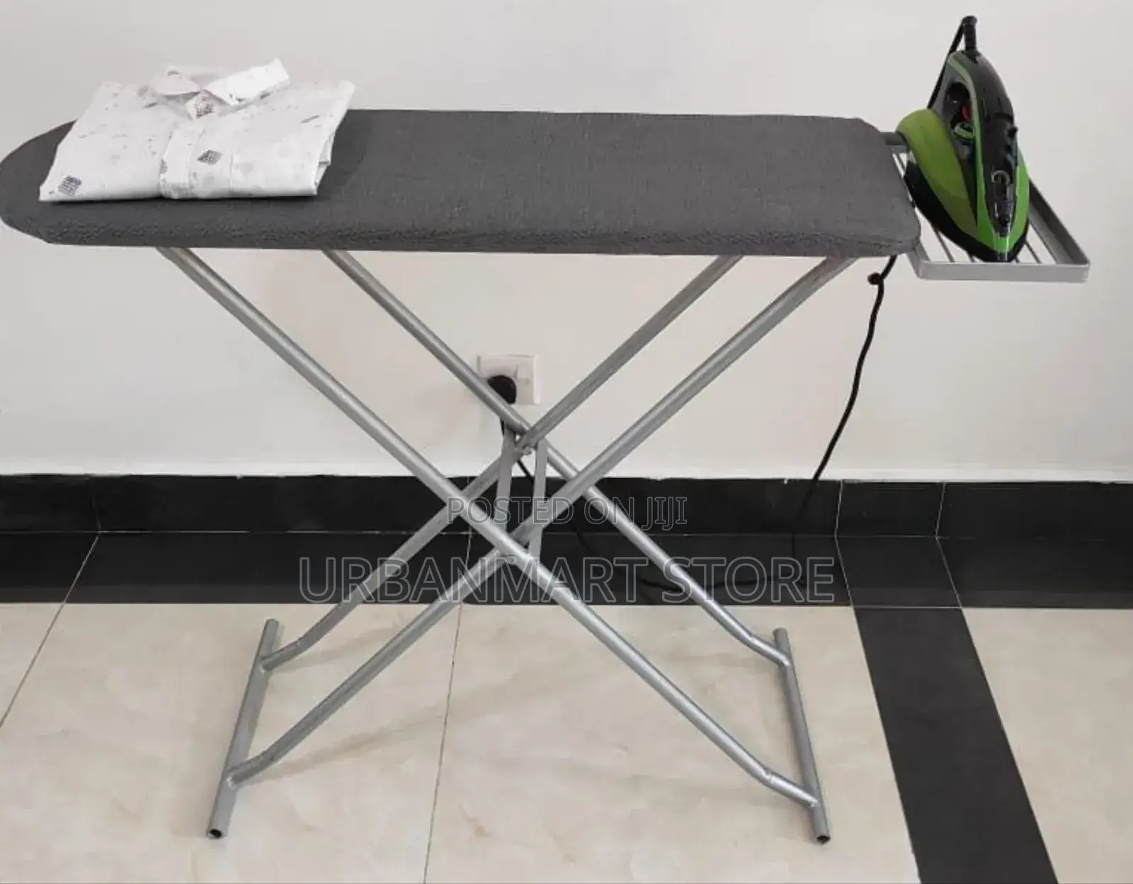 Heavy Duty Metallic Ironing Board – Strong, Foldable Durable