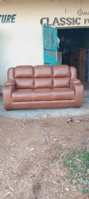 Brown Semi Recliner Seat