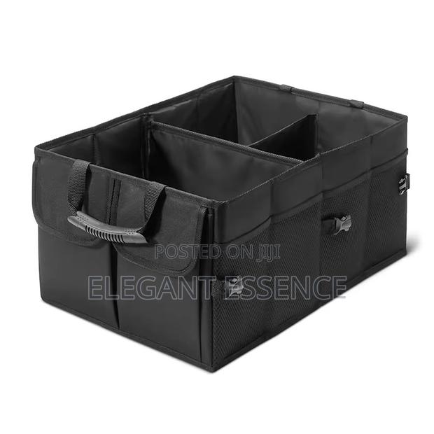 *Car Trunk Boot Organizer With Lid, Partitions Handles*-50l