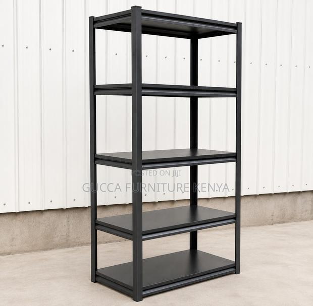 Adjustable Metallic Office Bookshelf - thumbnail 3