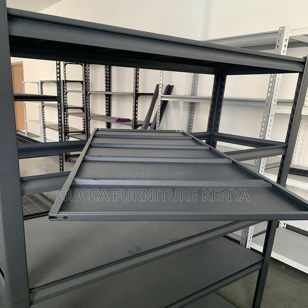 Adjustable Metallic Office Bookshelf - thumbnail 6