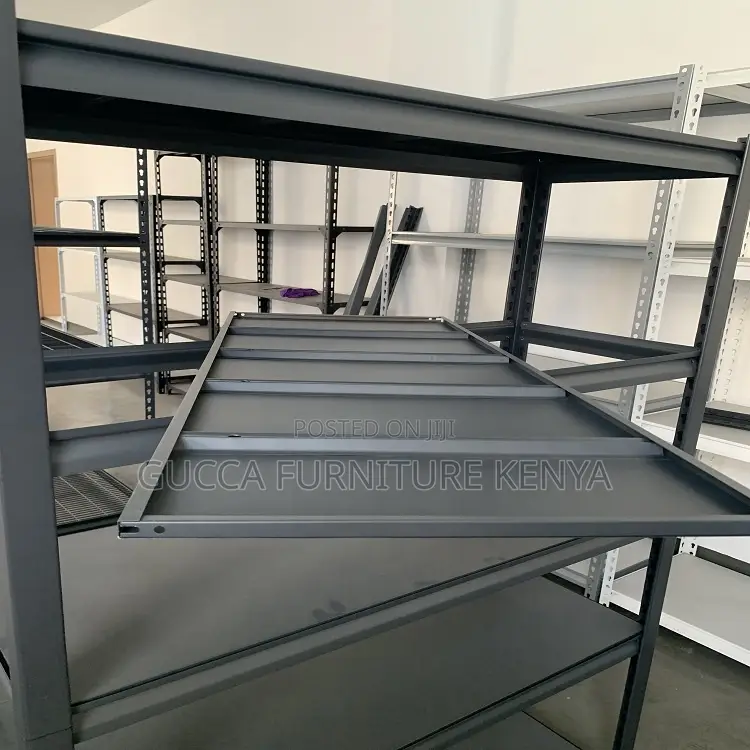 Adjustable Metallic Office Bookshelf