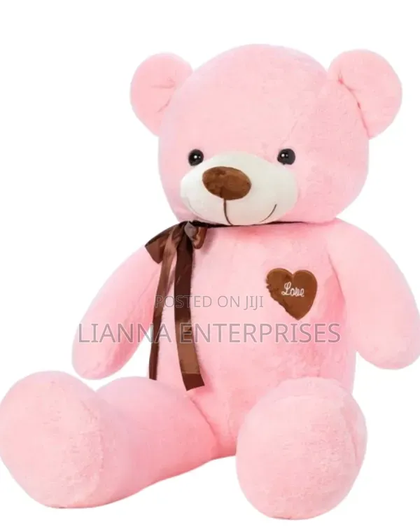 100cm Pink Teddy Bear