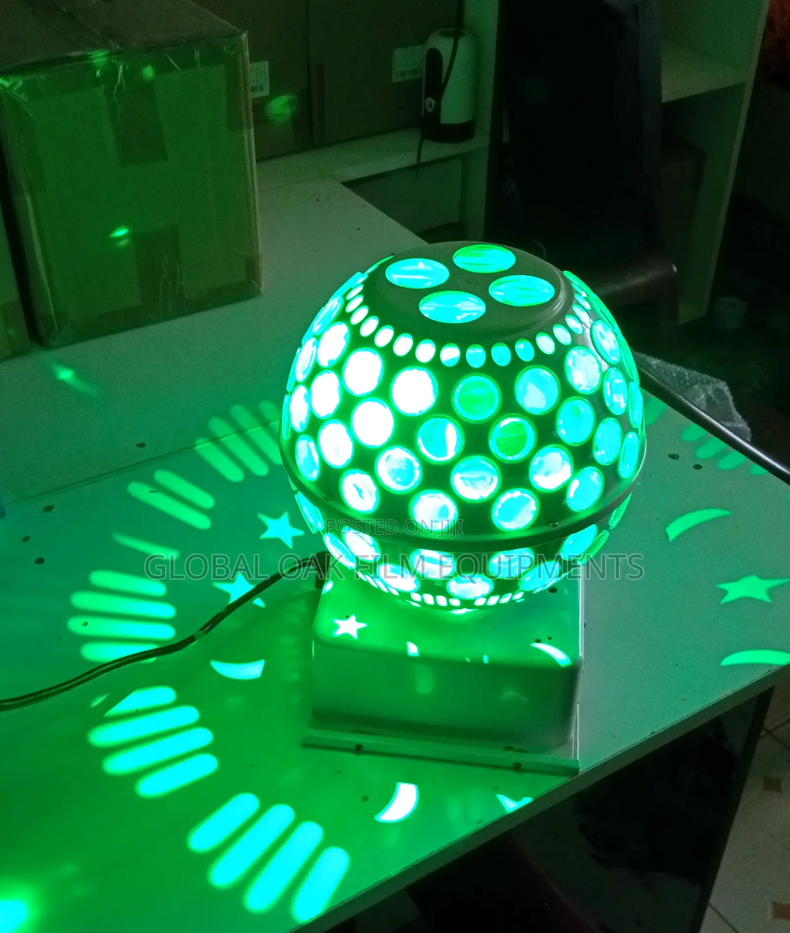 Rotating Led Magic Ball Disco Light Sound Activated Brand New