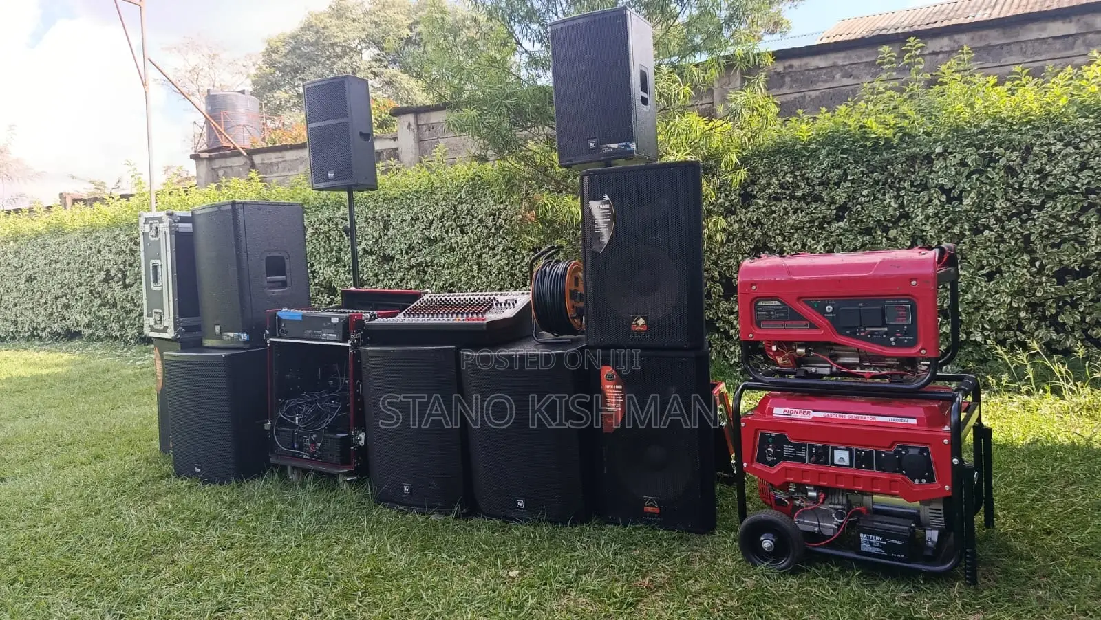 Dj,Mc and Sound System /Pa Systems Lights and Stages