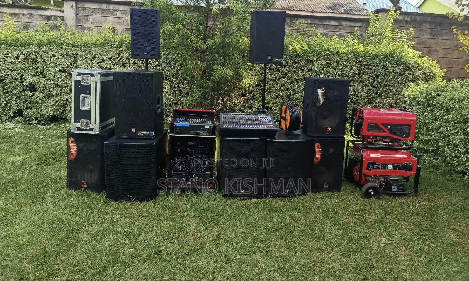 Dj,Mc and Sound System /Pa Systems Lights and Stages
