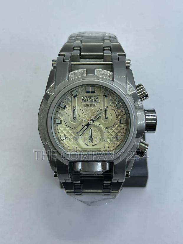 Invicta Quart Water Resistant Date Heavy Watch Casual Watch - thumbnail 6