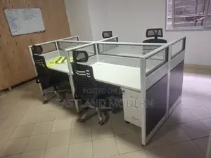 4-Way Office Workstation-4 Seater